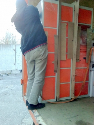 Погрузка автоматического комплекса для спортивной школы