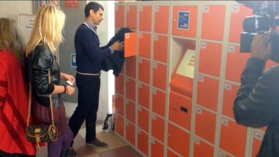 Автоматическая камера хранения на выставке туризма UITT 2014